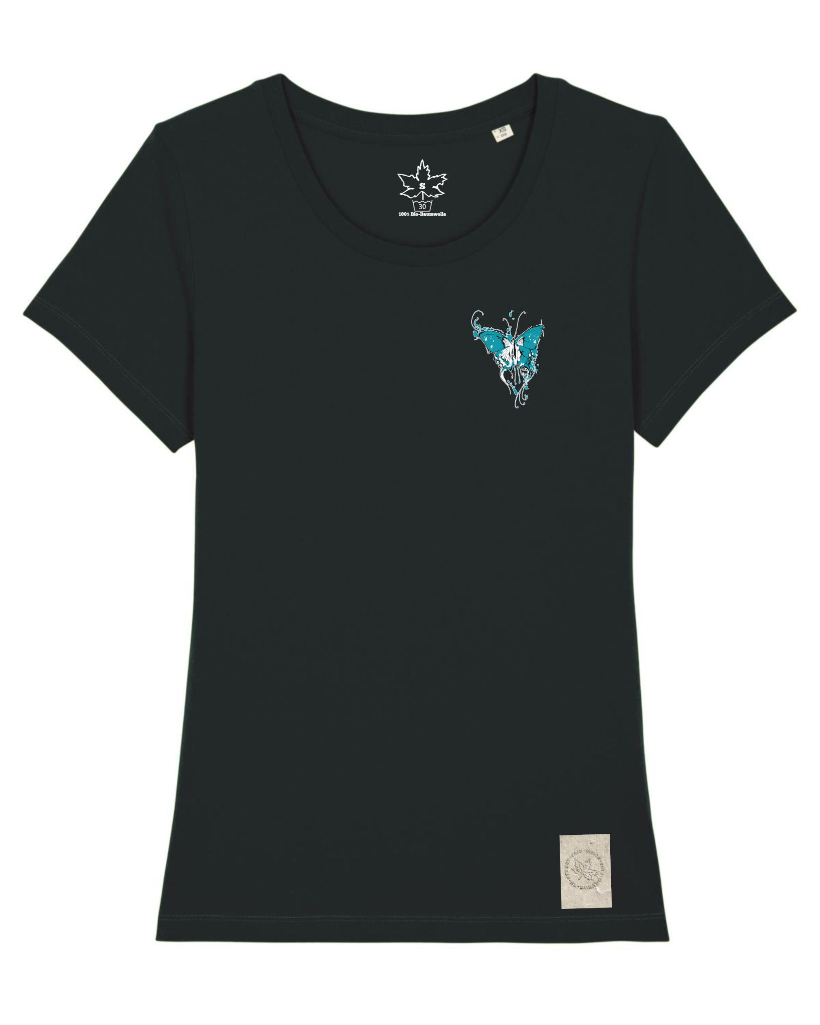 Witchout Words - Bio Damen Shirt (Backprint)