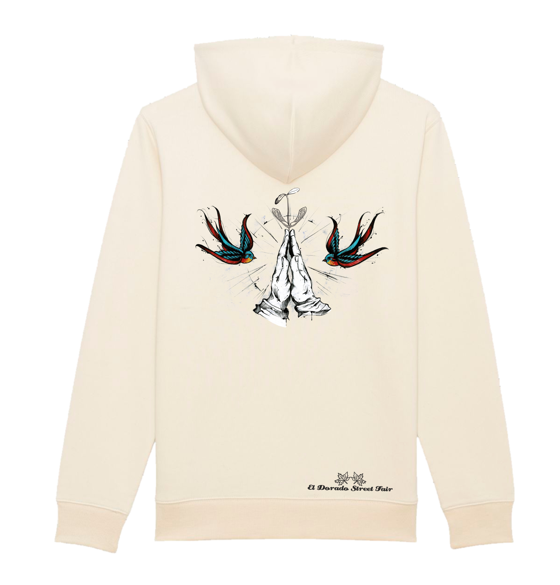 Nature Prayer - Bio Unisex Hoody (Backprint)