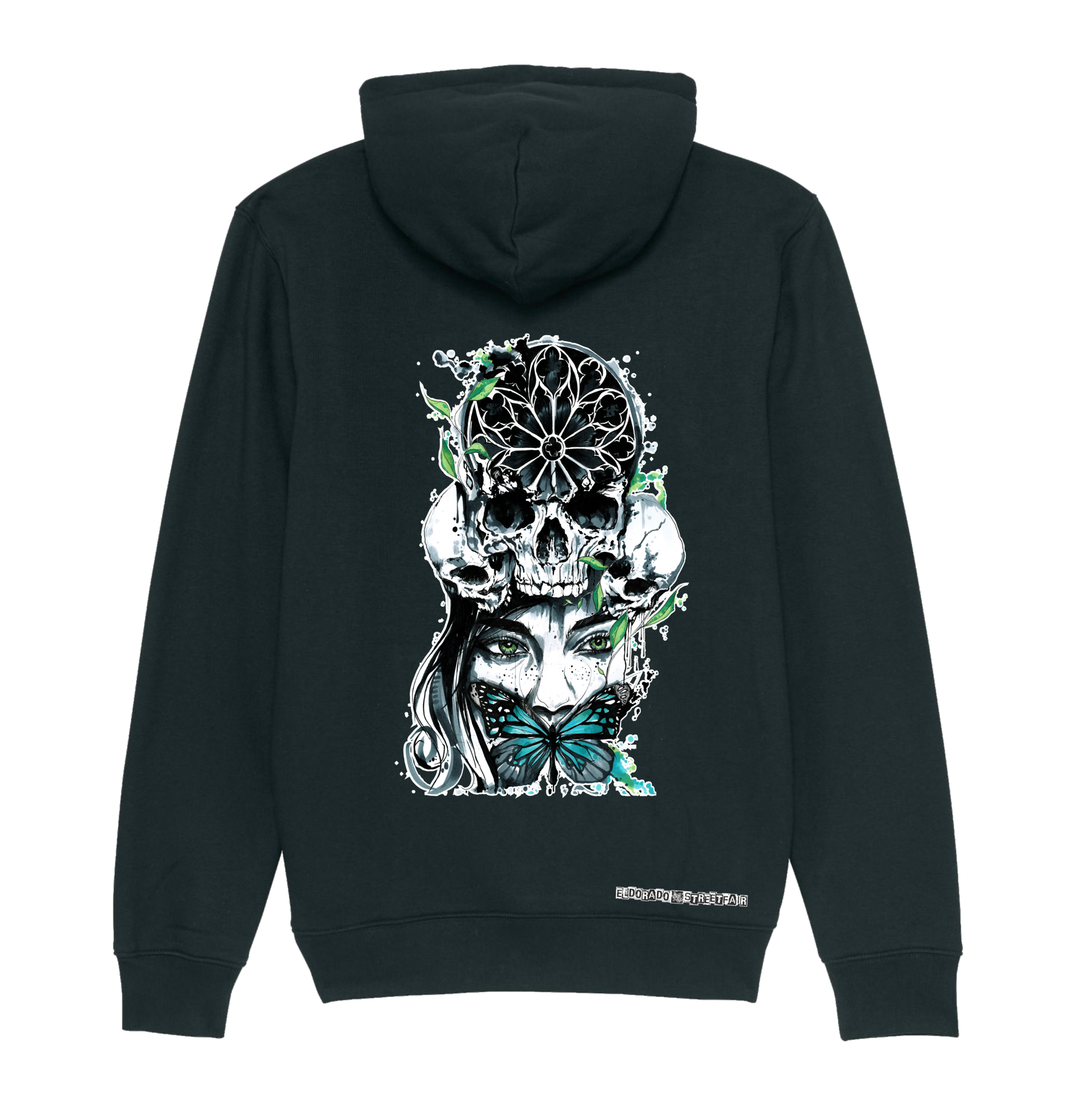 Witchout Words - Bio Unisex Hoody (Backprint)