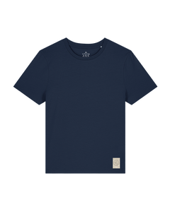 bio-female-fitted-tshirt-basic-sttw174-marine-front
