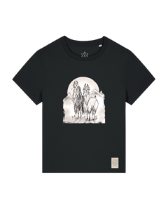 bio-female-medium fit-tshirt-alpaka-sttw172-schwarz-front