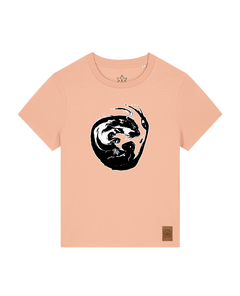bio-female-medium fit-tshirt-alpha otter-sttw172-agyptische keramik-front