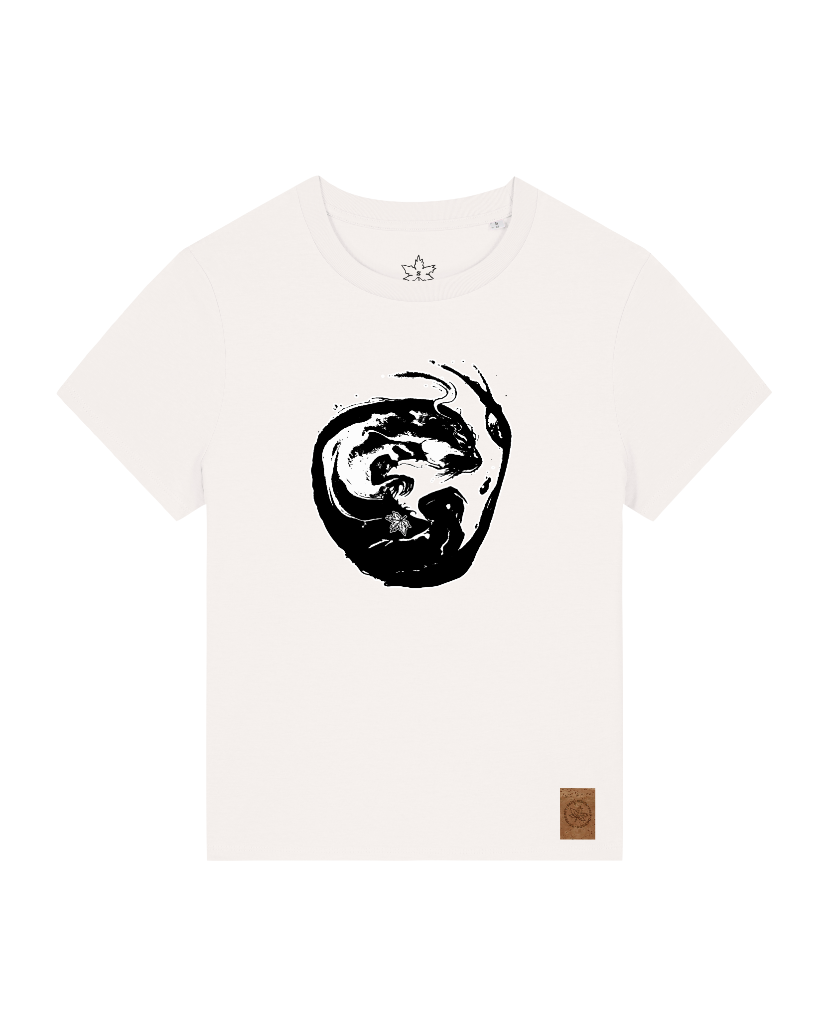 bio-female-medium fit-tshirt-alpha otter-sttw172-bio ei-front