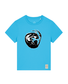 bio-female-medium fit-tshirt-alpha otter-sttw172-wasserblau-front