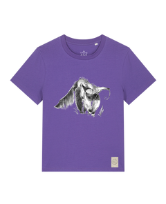 bio-female-medium fit-tshirt-ameisenbär-sttw172-blaukraut-front