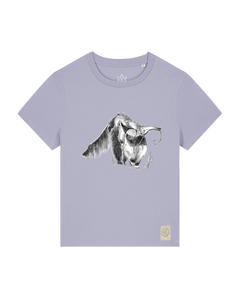 bio-female-medium fit-tshirt-ameisenbär-sttw172-lavender-front
