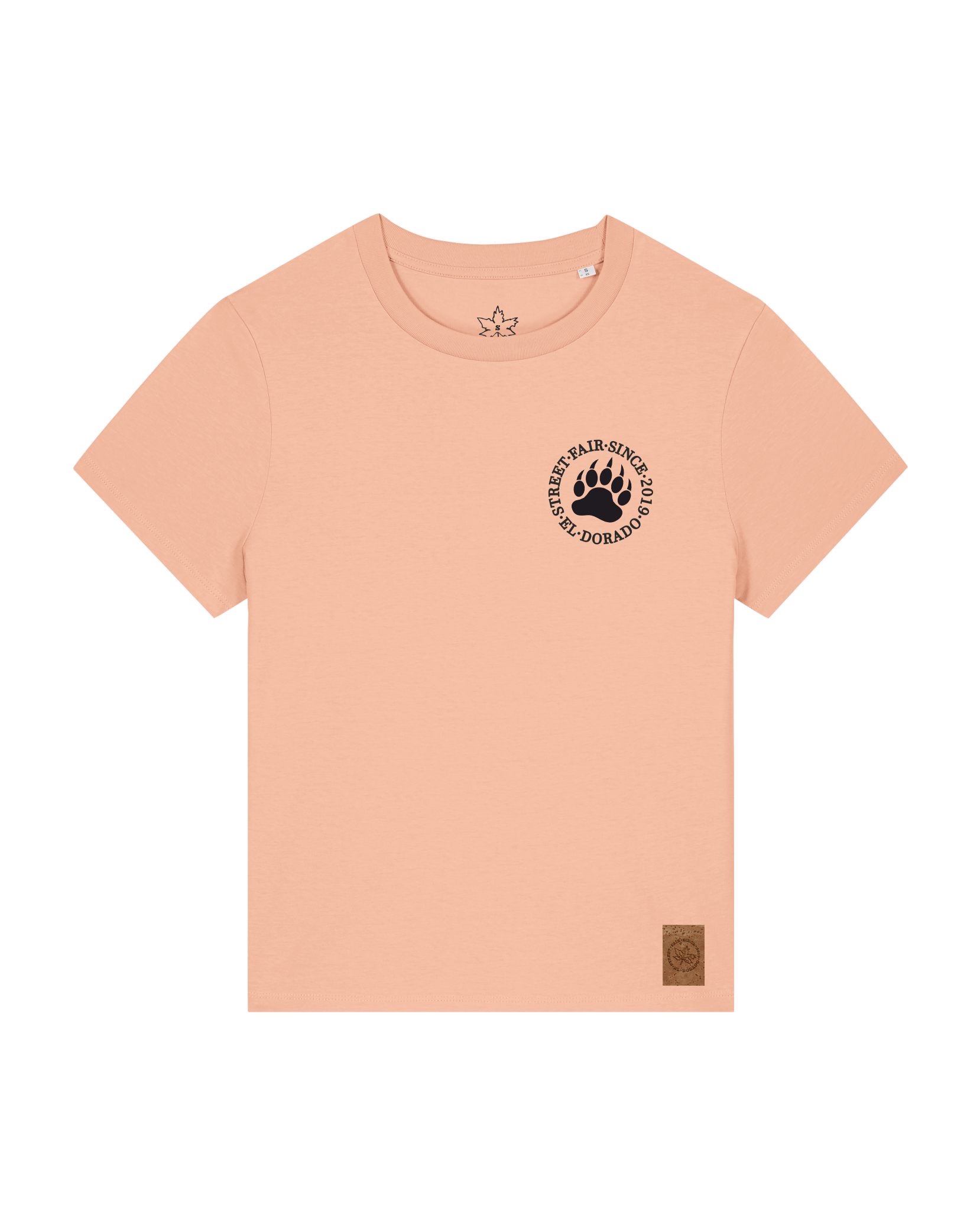 bio-female-medium fit-tshirt-arkadien's friend (backprint)-sttw172-agyptische keramik-front