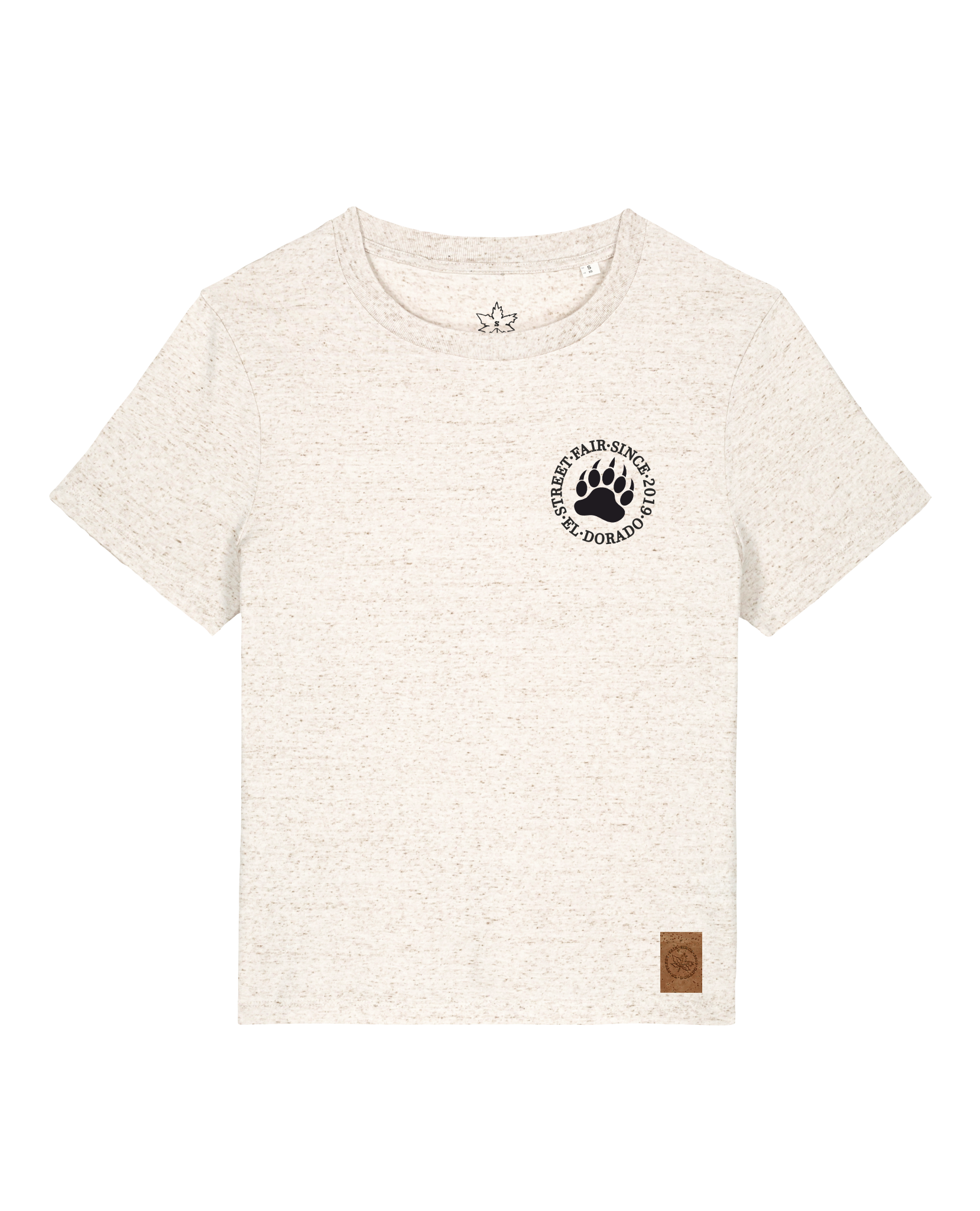 bio-female-medium fit-tshirt-arkadien's friend (backprint)-sttw172-elbsandstein-front