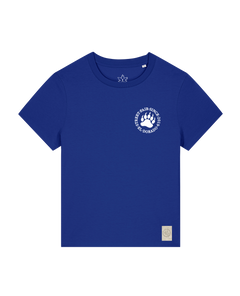 bio-female-medium fit-tshirt-arkadien's friend (backprint)-sttw172-kornblume-front