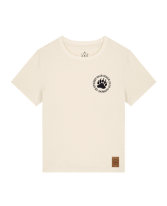 bio-female-medium fit-tshirt-arkadien's friend (backprint)-sttw172-natur-front
