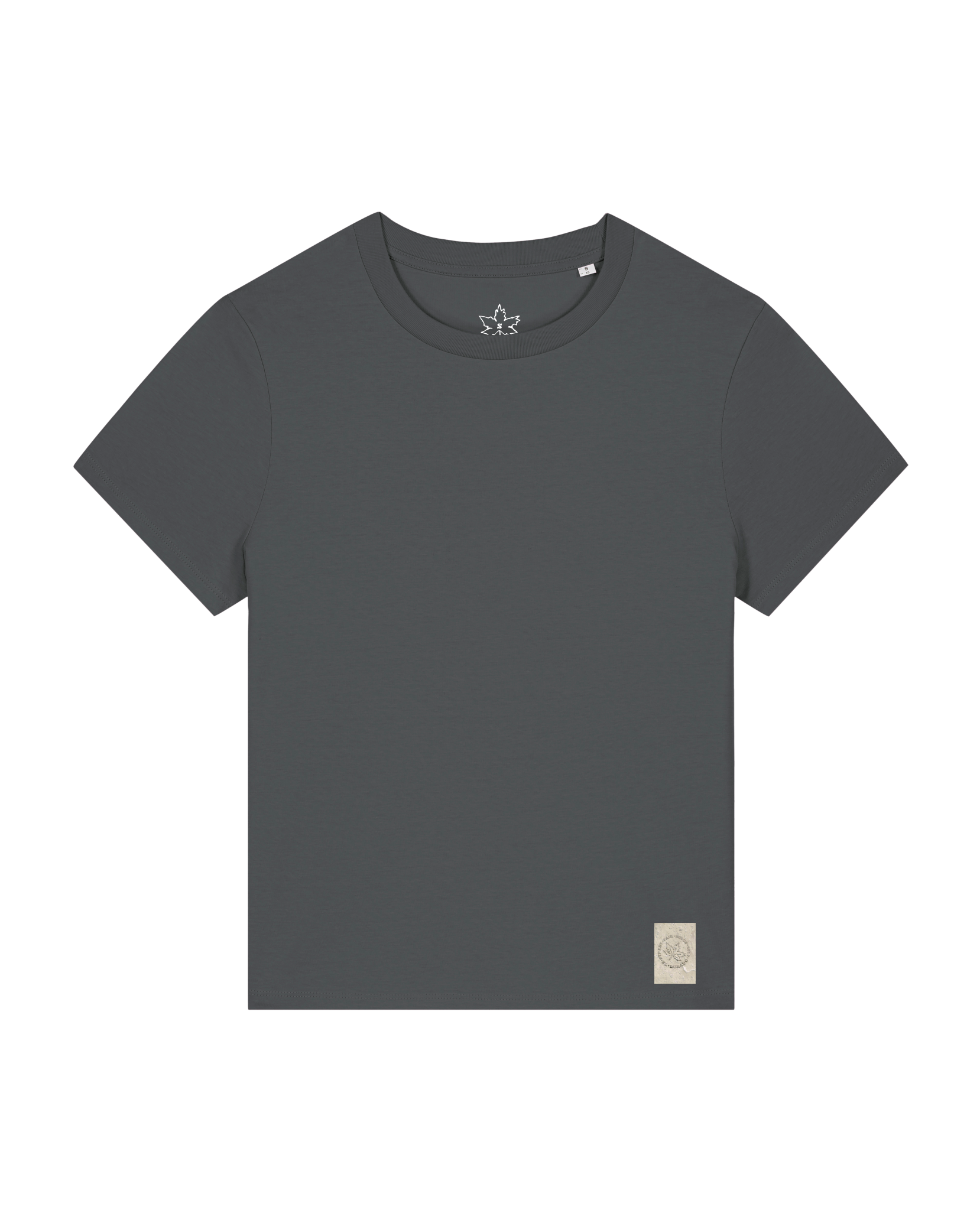 bio-female-medium fit-tshirt-basic-sttw172-eisen-front