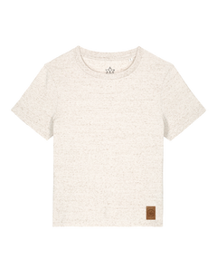 bio-female-medium fit-tshirt-basic-sttw172-elbsandstein-front