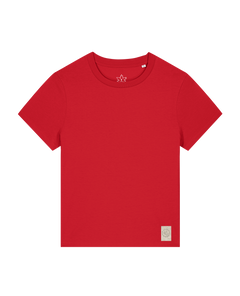 bio-female-medium fit-tshirt-basic-sttw172-erdbeere-front