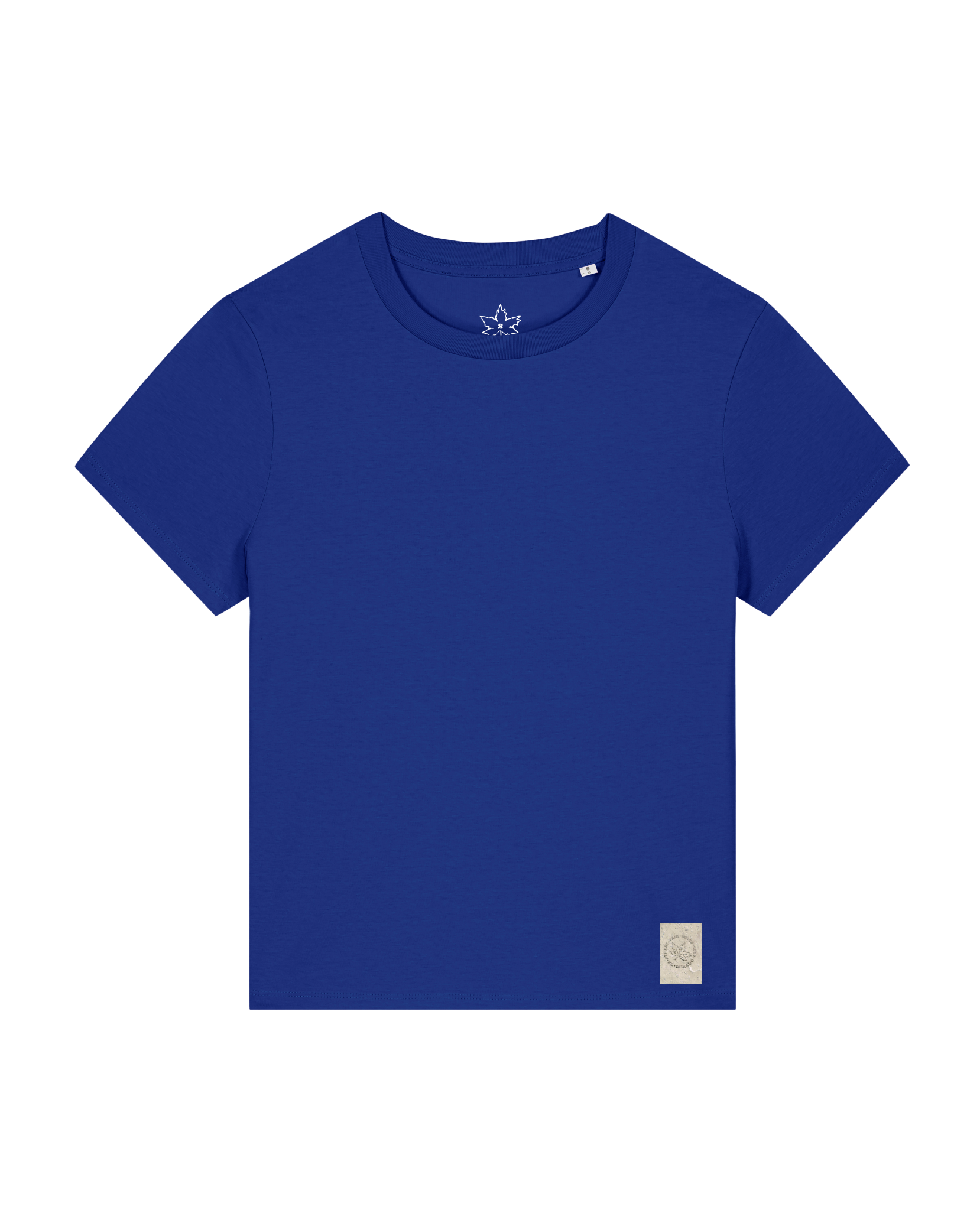 bio-female-medium fit-tshirt-basic-sttw172-kornblume-front