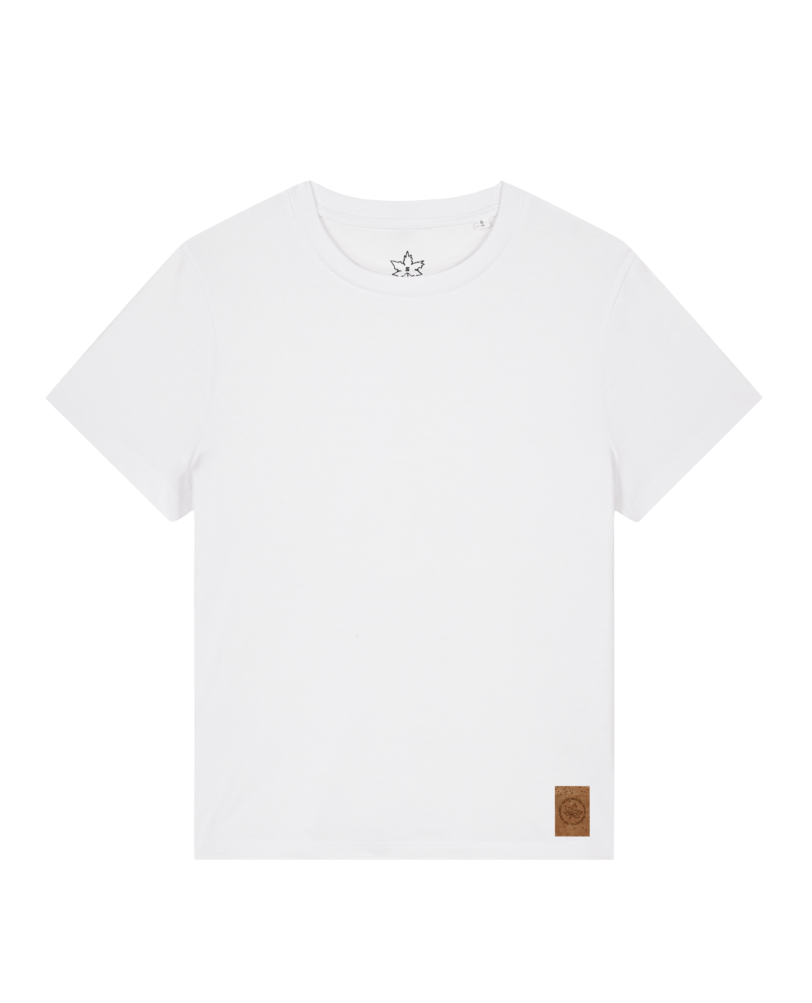 bio-female-medium fit-tshirt-basic-sttw172-weiß-front