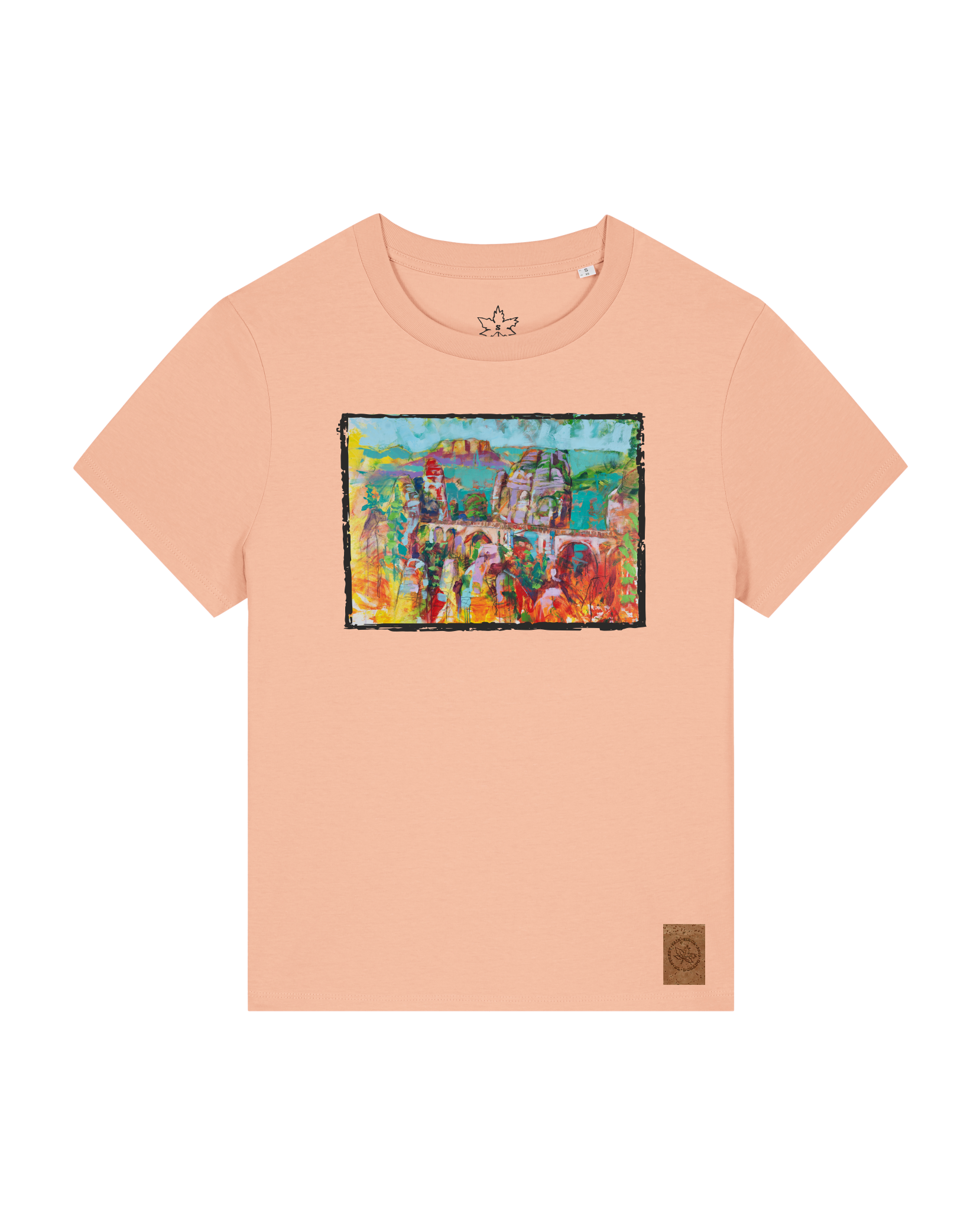 bio-female-medium fit-tshirt-bastei-sttw172-agyptische keramik-front