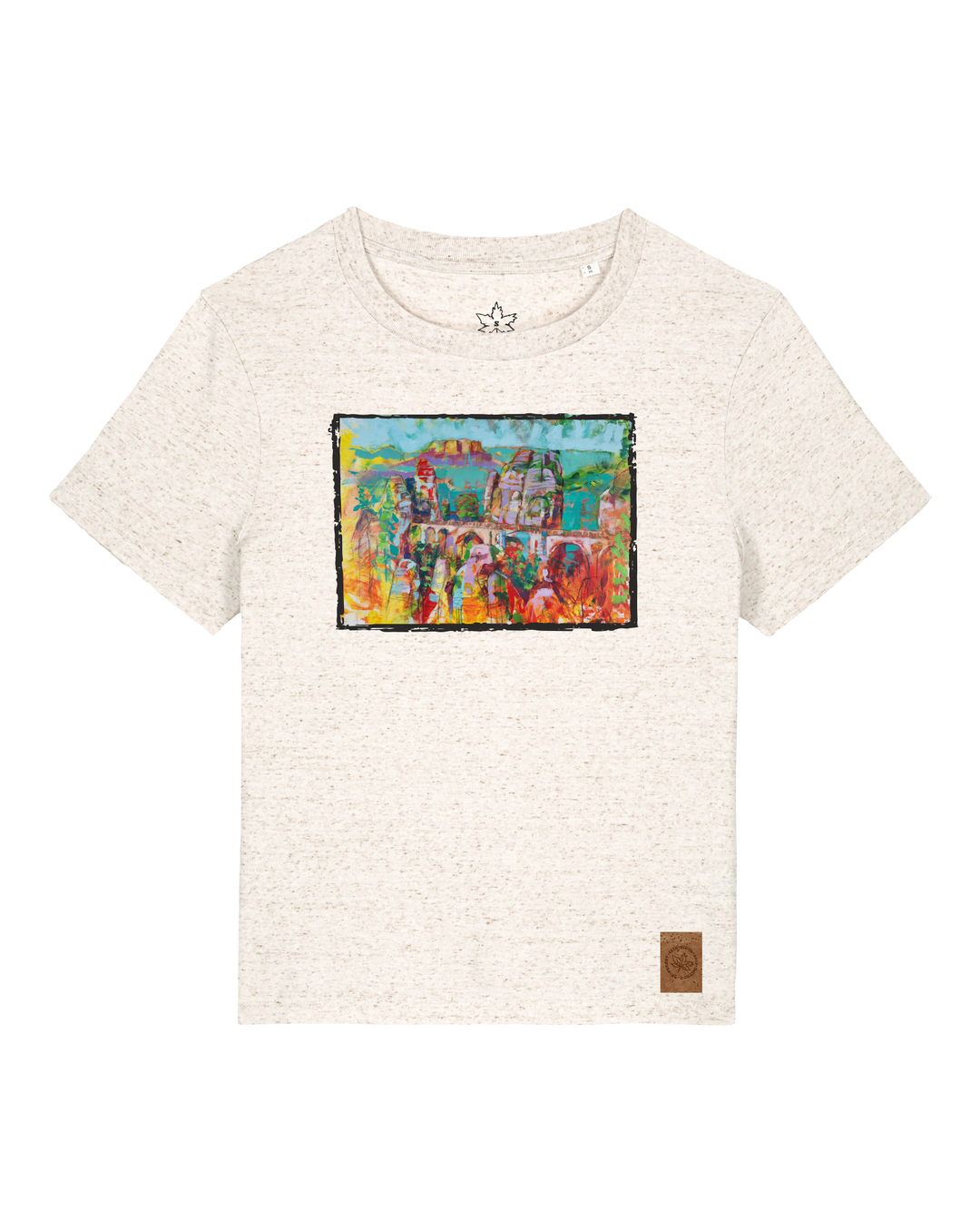 bio-female-medium fit-tshirt-bastei-sttw172-elbsandstein-front