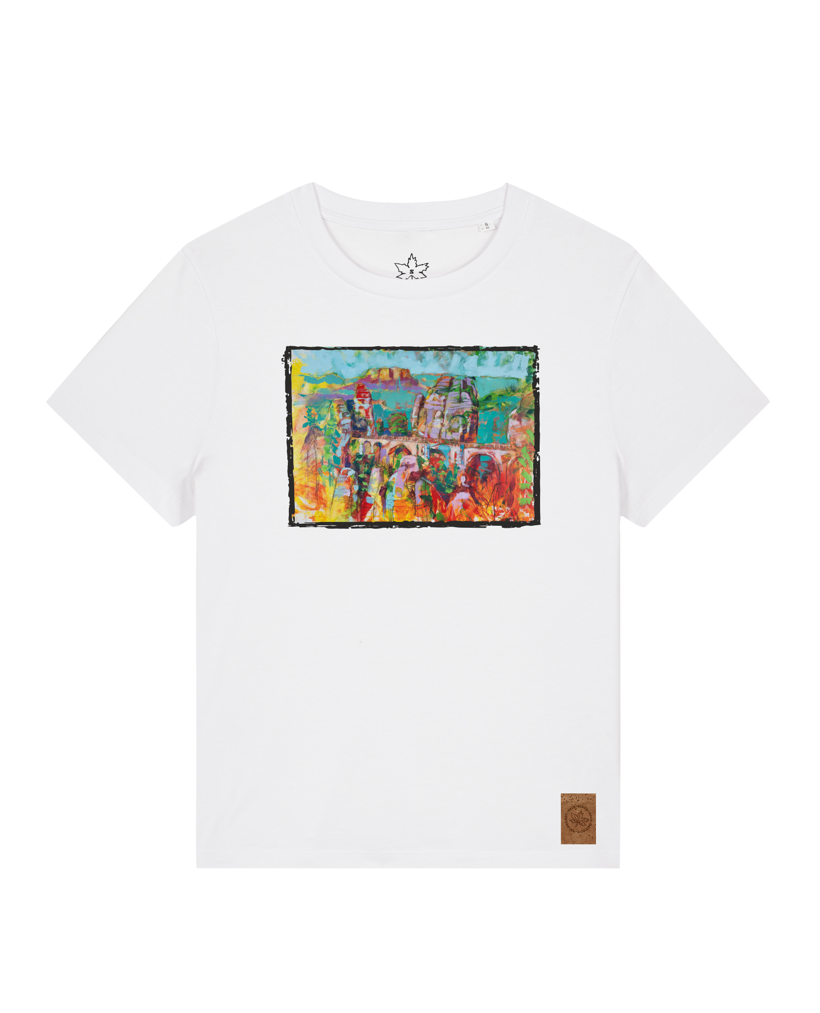 bio-female-medium fit-tshirt-bastei-sttw172-weiß-front