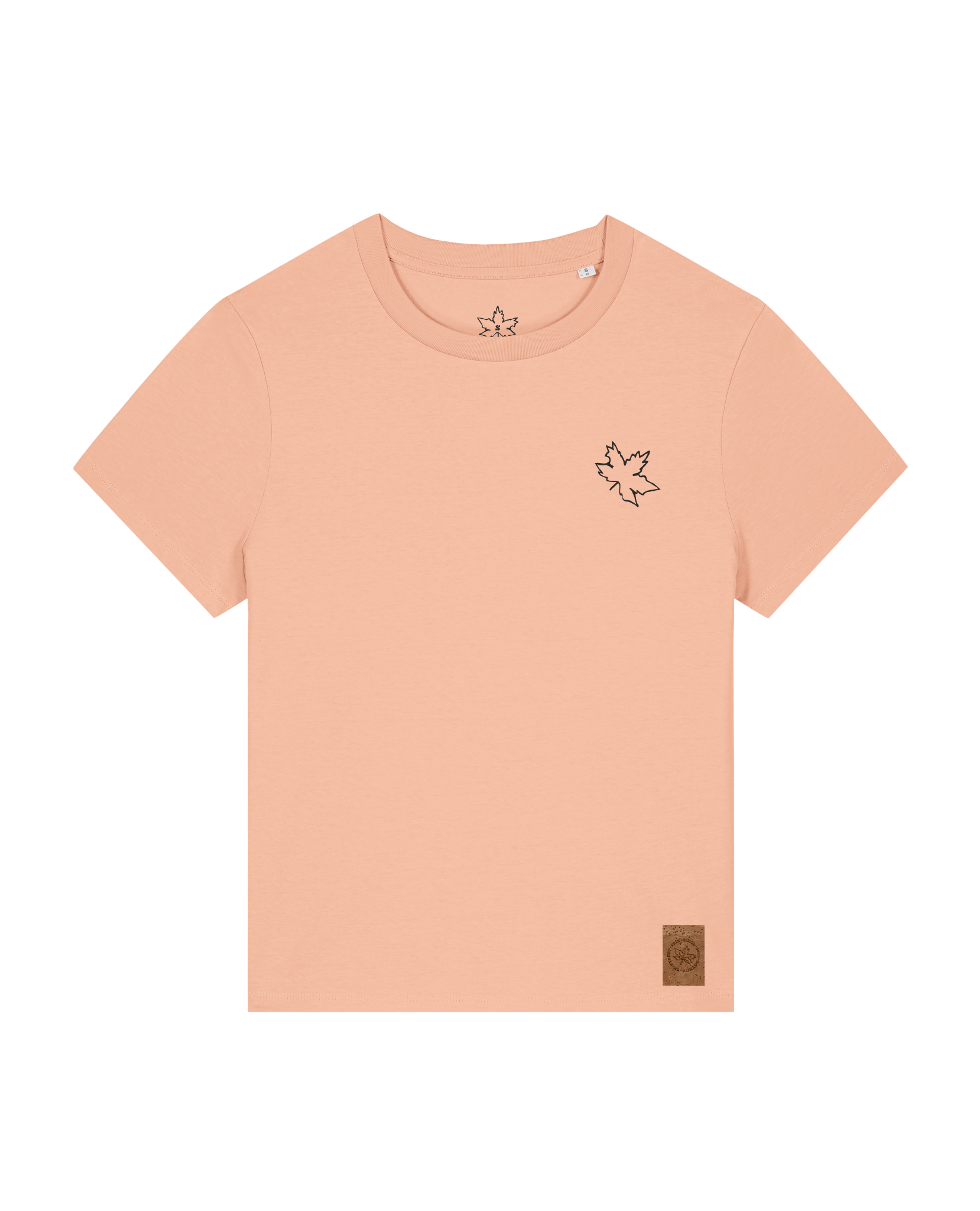 bio-female-medium fit-tshirt-be like flowers (backprint)-sttw172-agyptische keramik-front