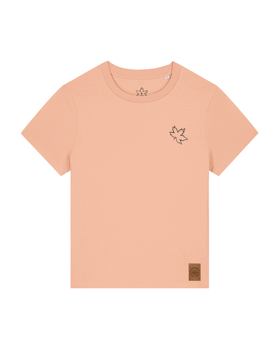 bio-female-medium fit-tshirt-be like flowers (backprint)-sttw172-agyptische keramik-front