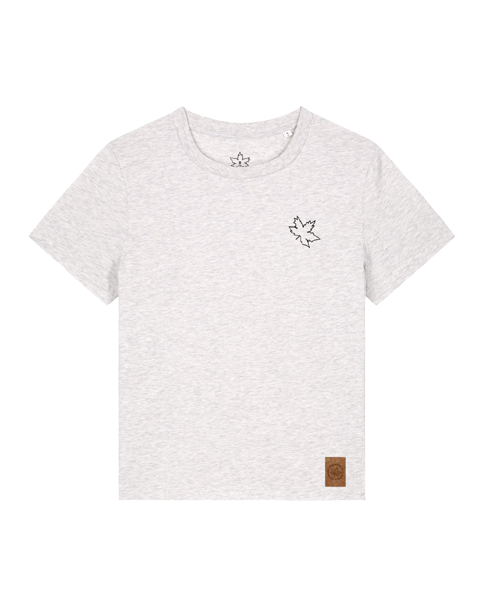 bio-female-medium fit-tshirt-be like flowers (backprint)-sttw172-rennmaus-front