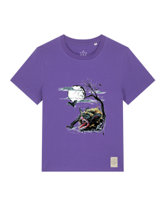 bio-female-medium fit-tshirt-blinded by the light-sttw172-blaukraut-front