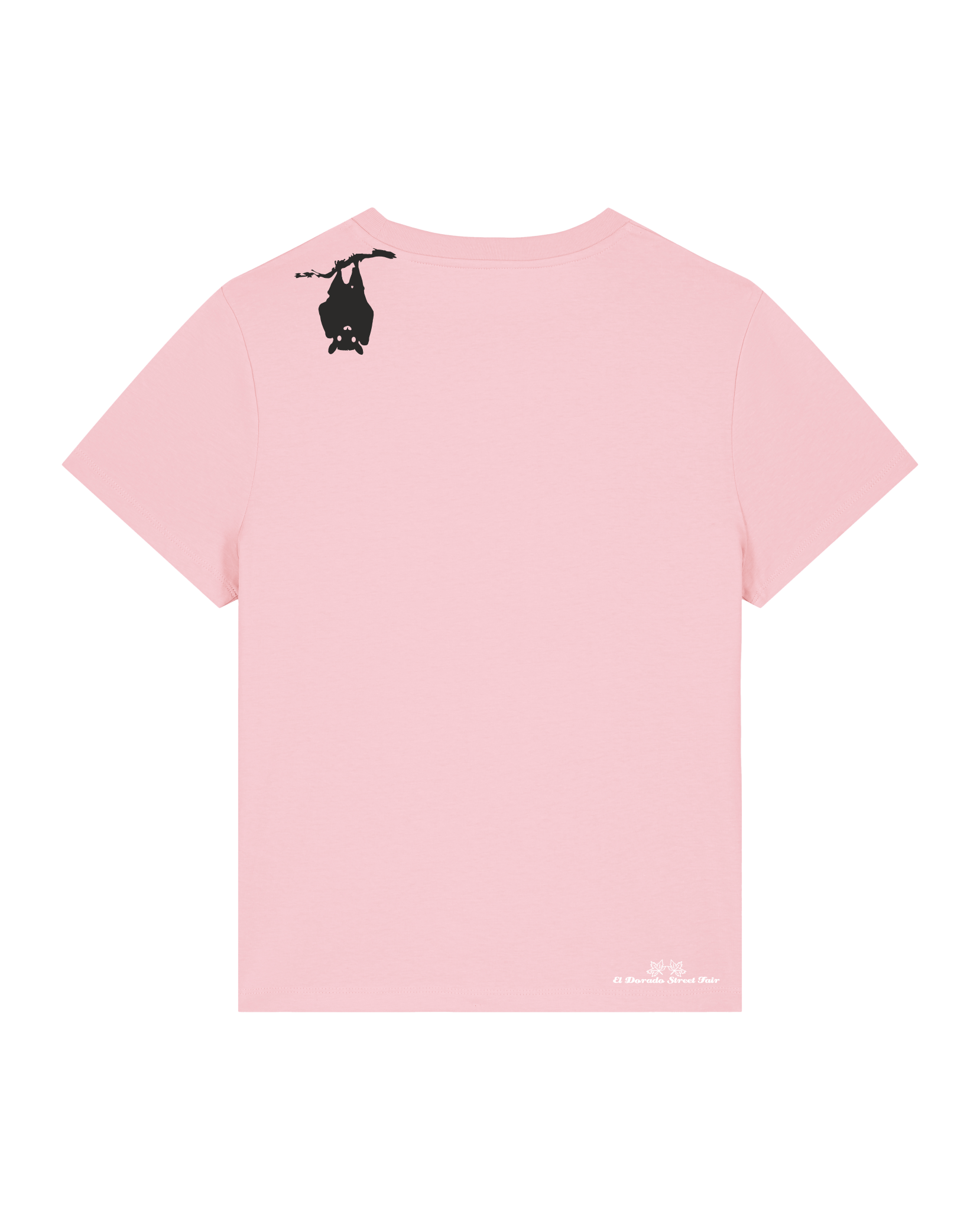 bio-female-medium fit-tshirt-blinded by the light-sttw172-flamingo-back