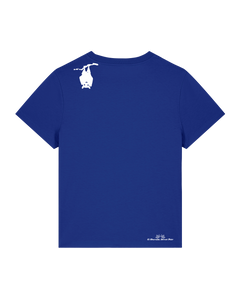 bio-female-medium fit-tshirt-blinded by the light-sttw172-kornblume-back