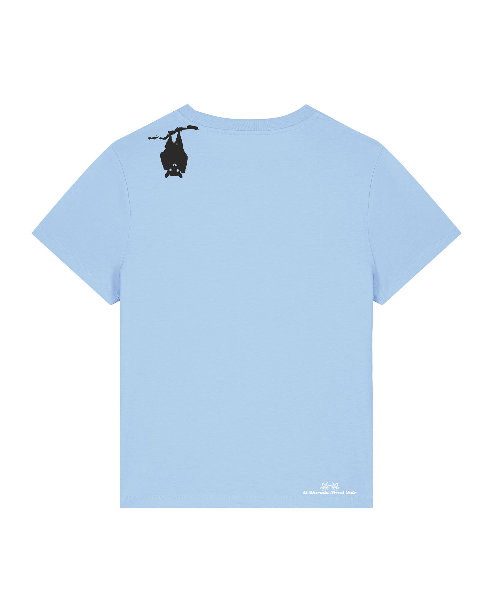 bio-female-medium fit-tshirt-blinded by the light-sttw172-lagune-back