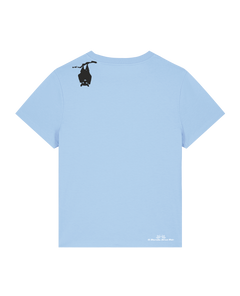bio-female-medium fit-tshirt-blinded by the light-sttw172-lagune-back