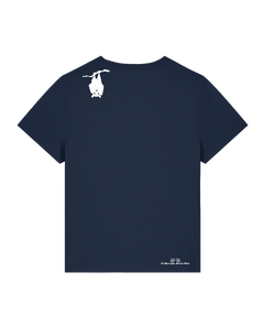 bio-female-medium fit-tshirt-blinded by the light-sttw172-marine-back