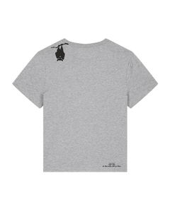 bio-female-medium fit-tshirt-blinded by the light-sttw172-mausgrau-back