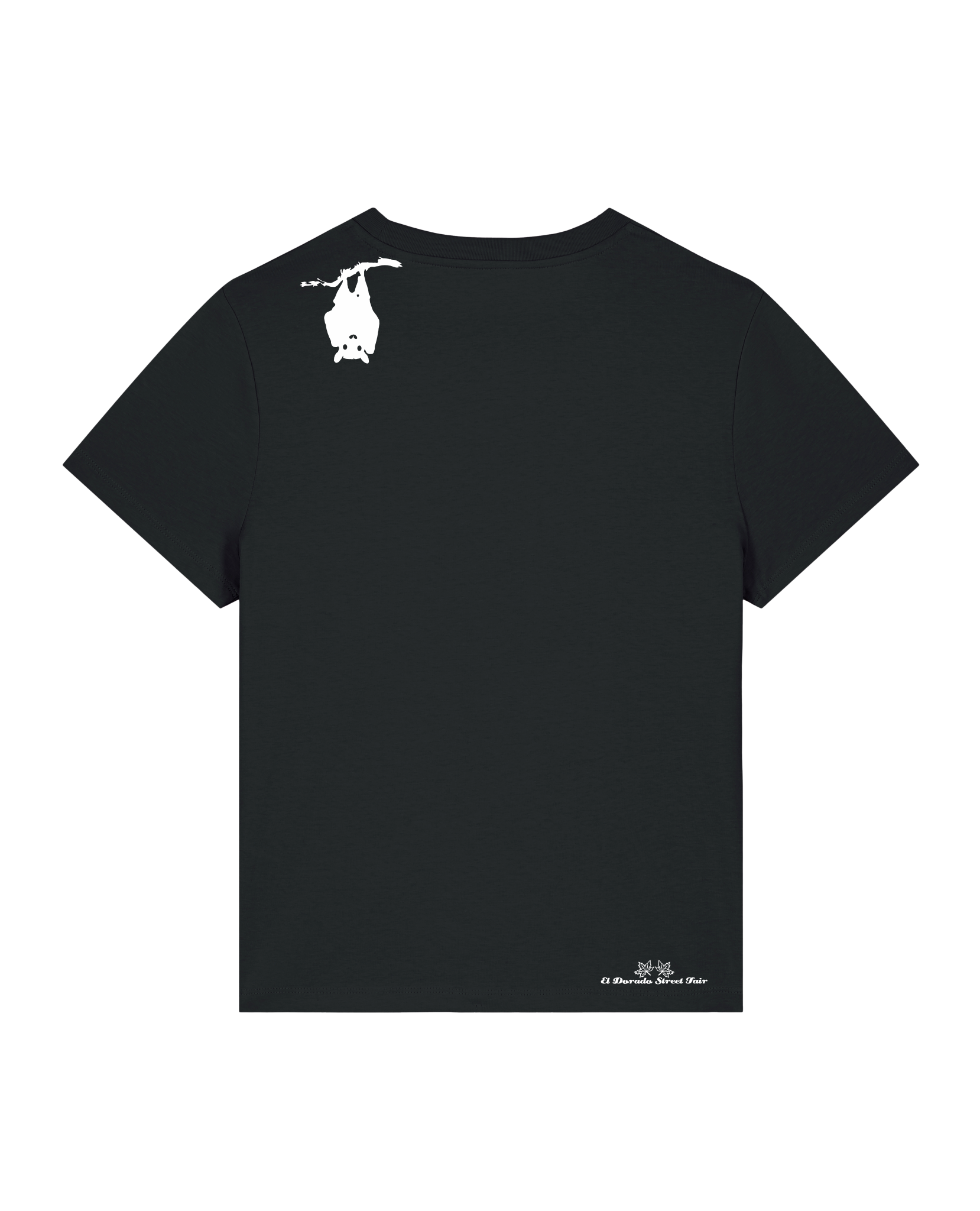 bio-female-medium fit-tshirt-blinded by the light-sttw172-schwarz-back