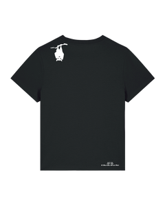 bio-female-medium fit-tshirt-blinded by the light-sttw172-schwarz-back