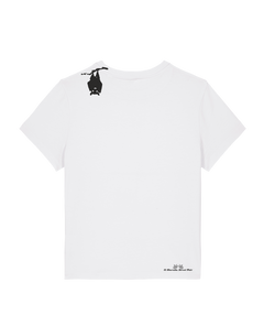 bio-female-medium fit-tshirt-blinded by the light-sttw172-weiß-back