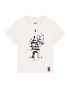 bio-female-medium fit-tshirt-bücherkatze-sttw172-bio ei-front
