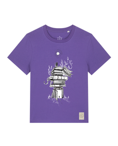 bio-female-medium fit-tshirt-bücherkatze-sttw172-blaukraut-front
