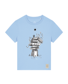 bio-female-medium fit-tshirt-bücherkatze-sttw172-lagune-front