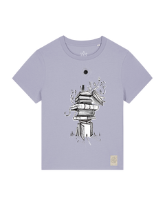 bio-female-medium fit-tshirt-bücherkatze-sttw172-lavender-front