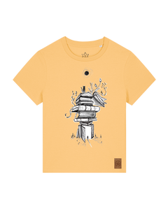 bio-female-medium fit-tshirt-bücherkatze-sttw172-senfkorn-front