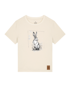 bio-female-medium fit-tshirt-carrot hunter-sttw172-natur-front
