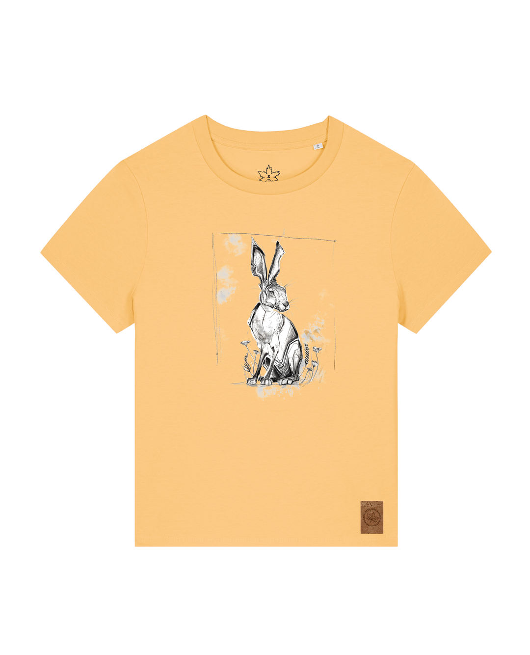 bio-female-medium fit-tshirt-carrot hunter-sttw172-senfkorn-front