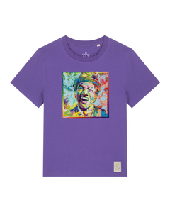 bio-female-medium fit-tshirt-chaplin-sttw172-blaukraut-front