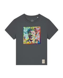 bio-female-medium fit-tshirt-chaplin-sttw172-eisen-front