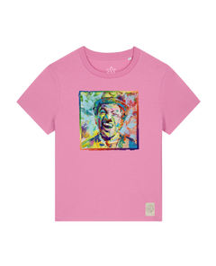 bio-female-medium fit-tshirt-chaplin-sttw172-kaugummi-front