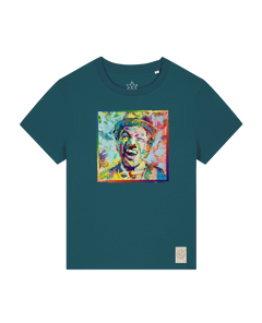 bio-female-medium fit-tshirt-chaplin-sttw172-nordmanntanne-front