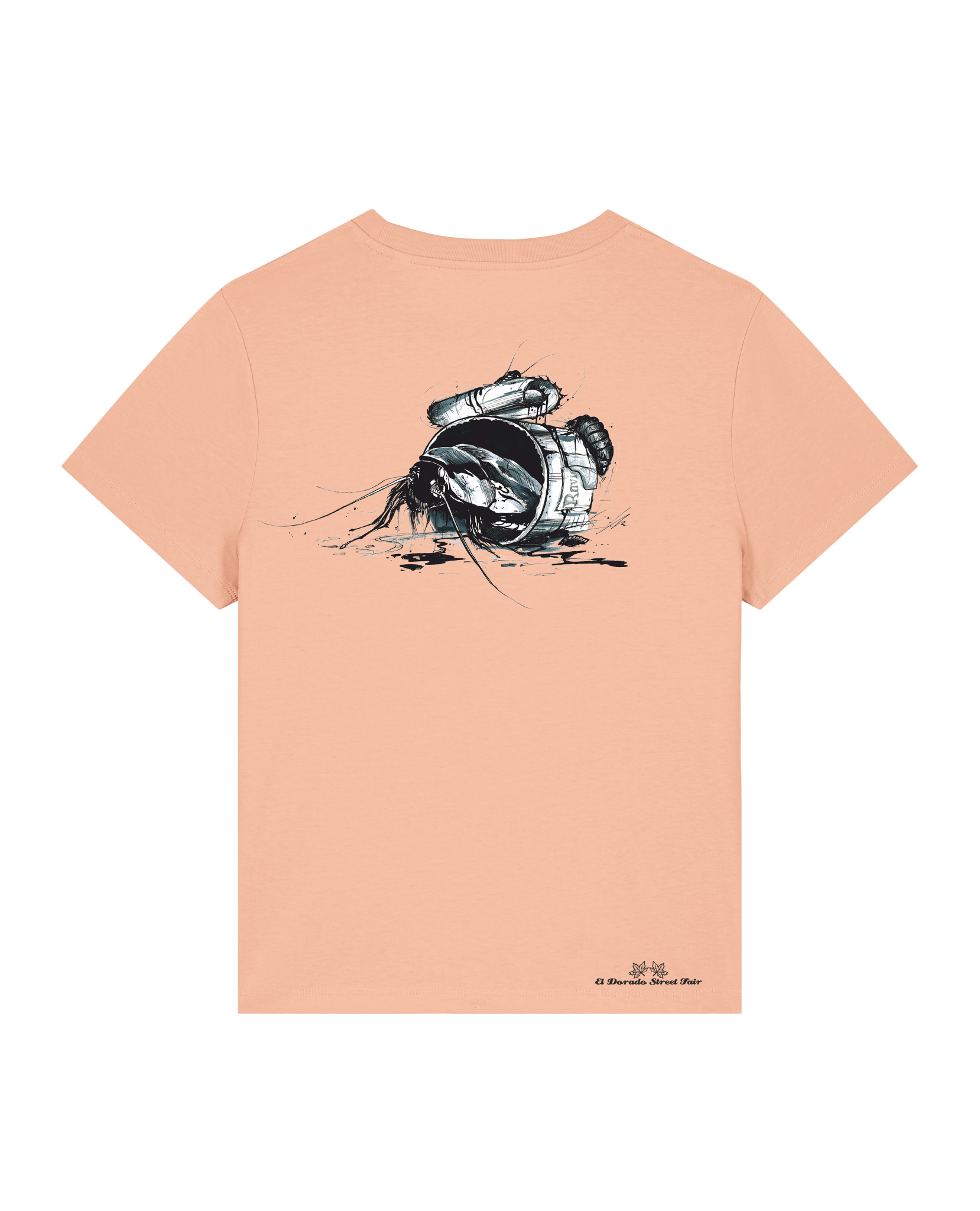 Bio Damen Medium Fit T-Shirt Cockroach Ranch (Backprint)