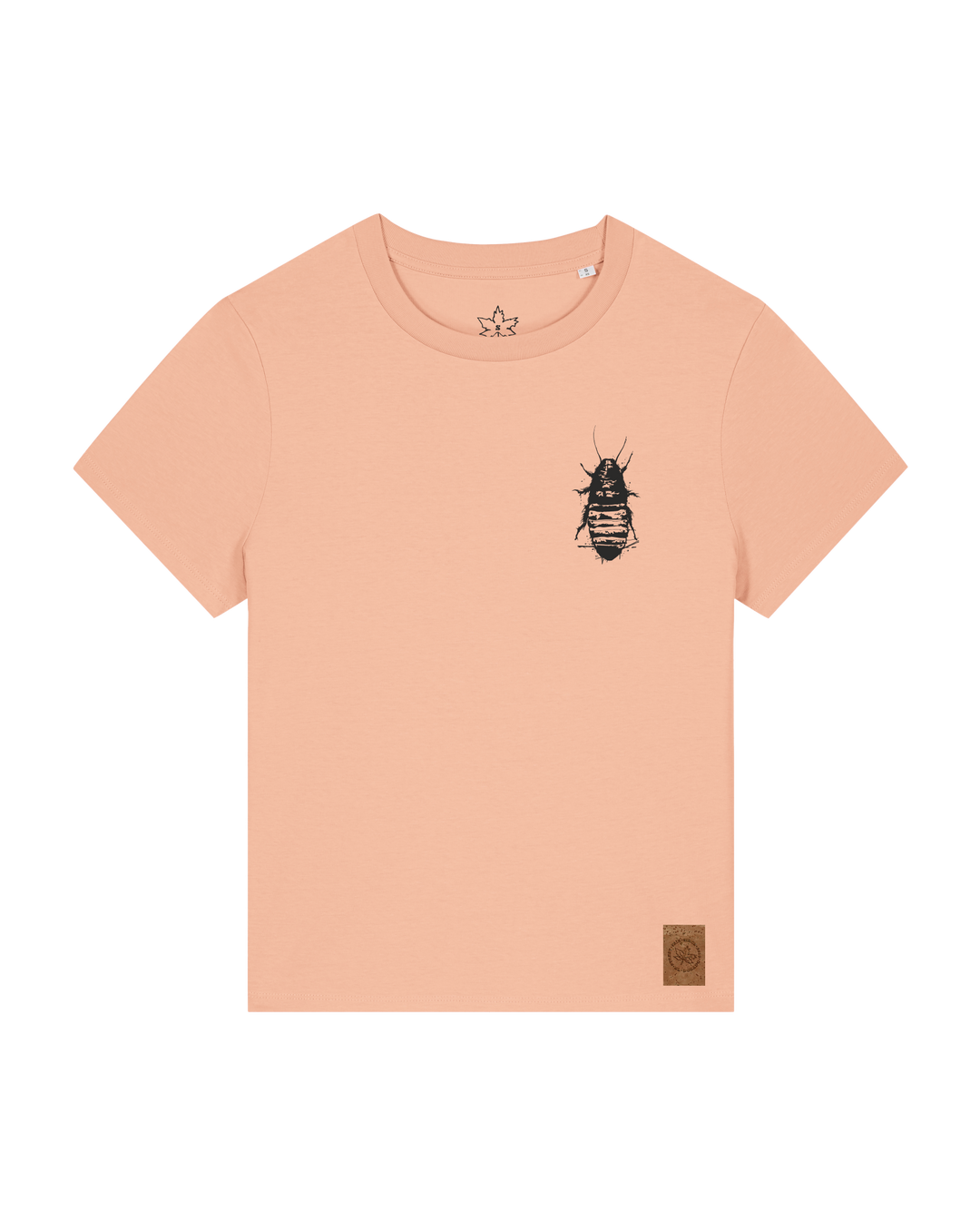 bio-female-medium fit-tshirt-cockroach ranch (backprint)-sttw172-agyptische keramik-front