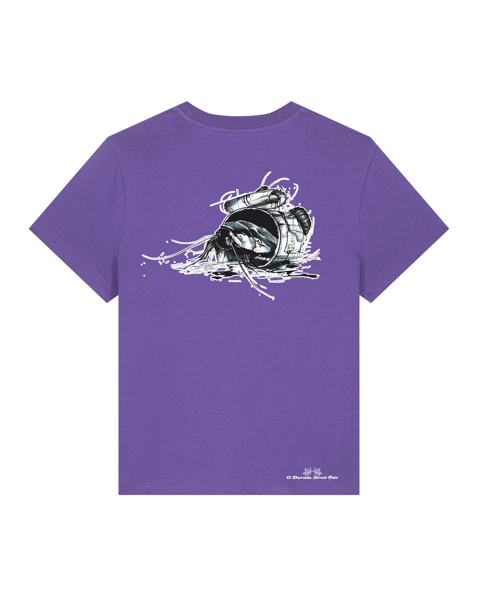 Bio Damen Medium Fit T-Shirt Cockroach Ranch (Backprint)