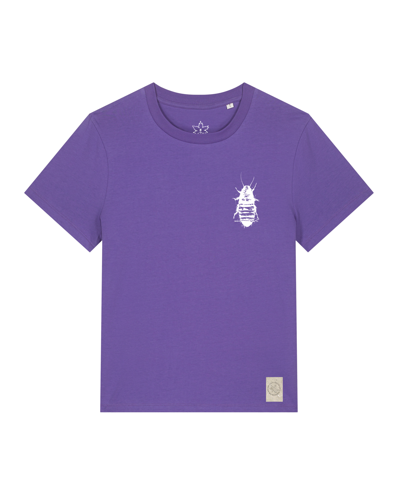 bio-female-medium fit-tshirt-cockroach ranch (backprint)-sttw172-blaukraut-front